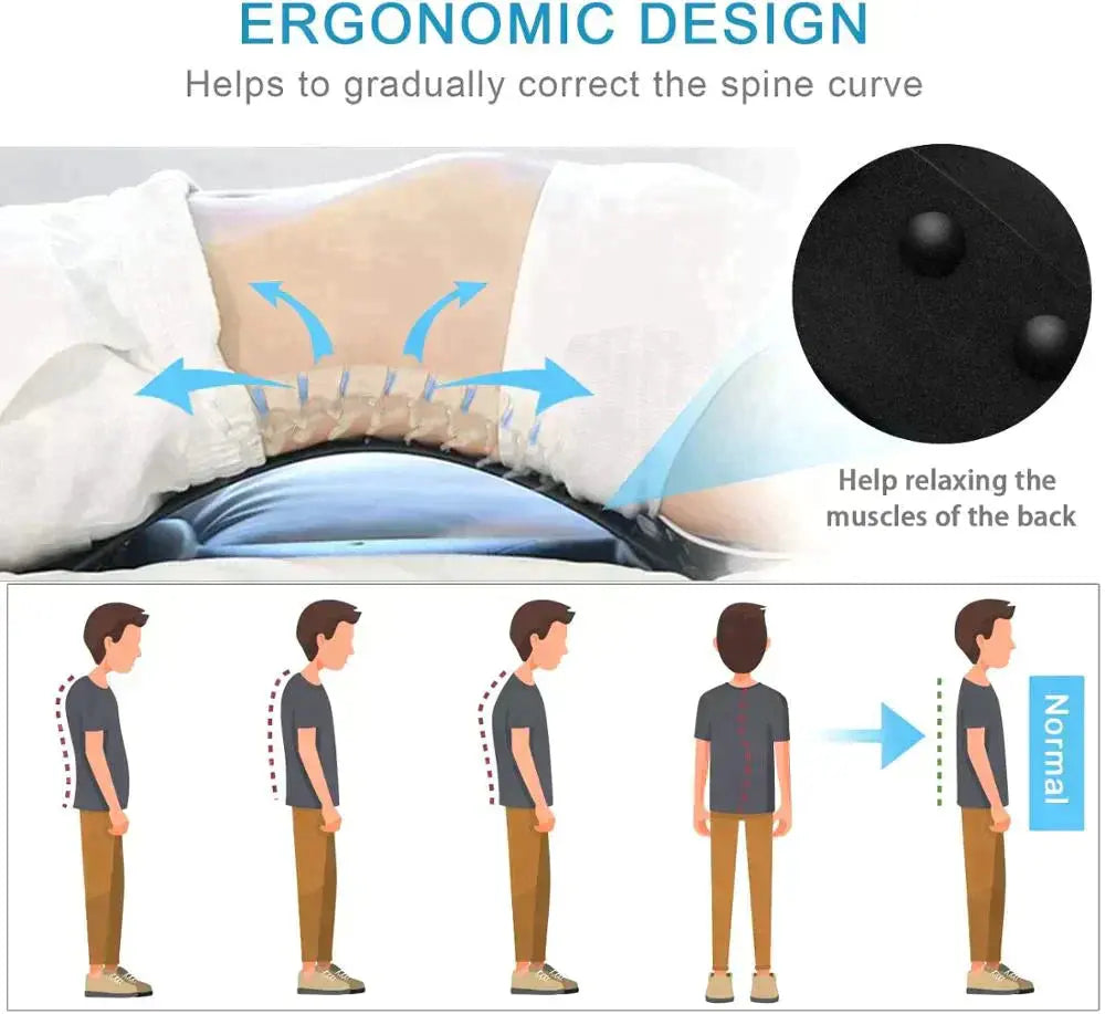 Adjustable Back Massager Charmante fit