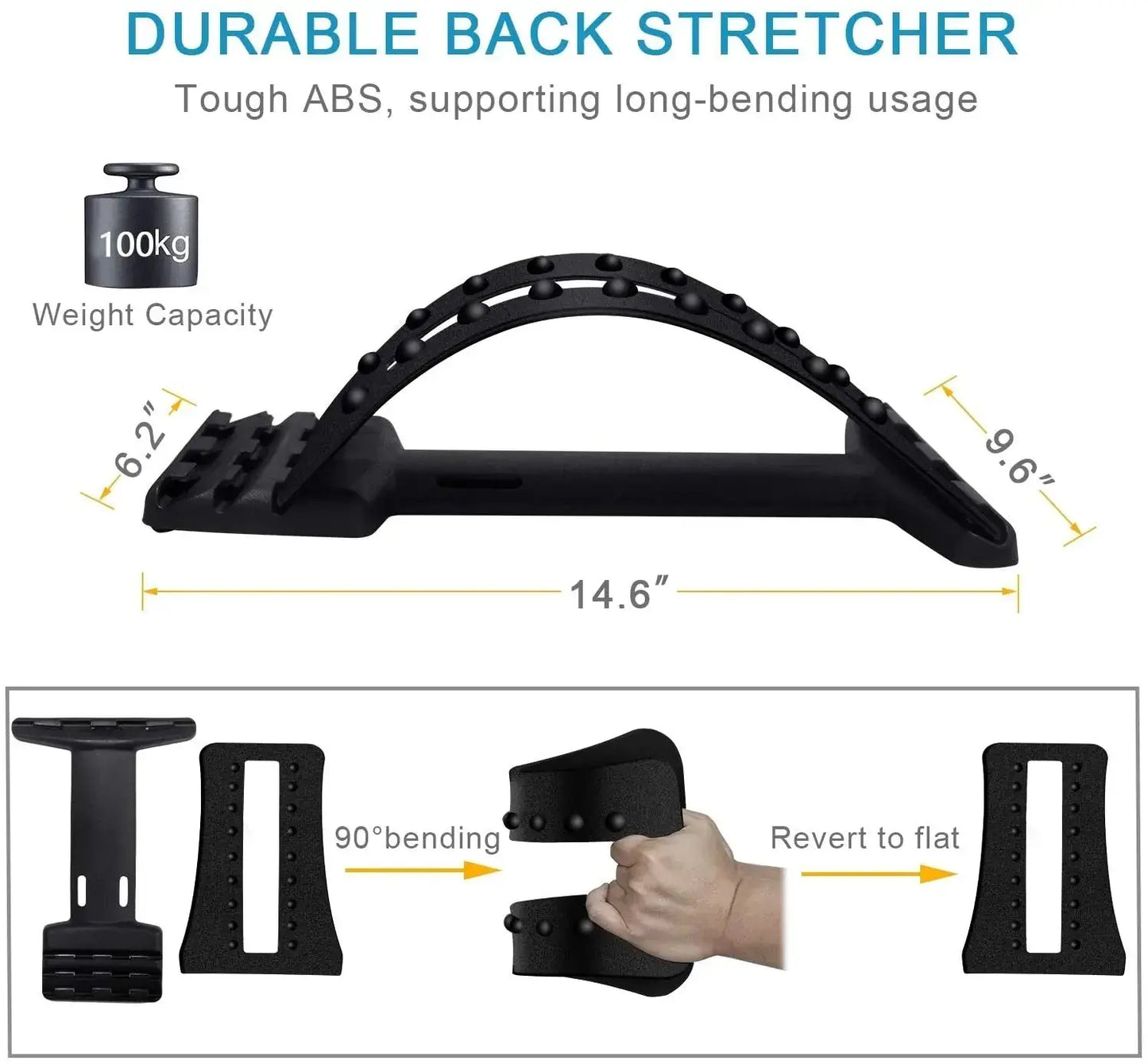 Adjustable Back Massager Charmante fit