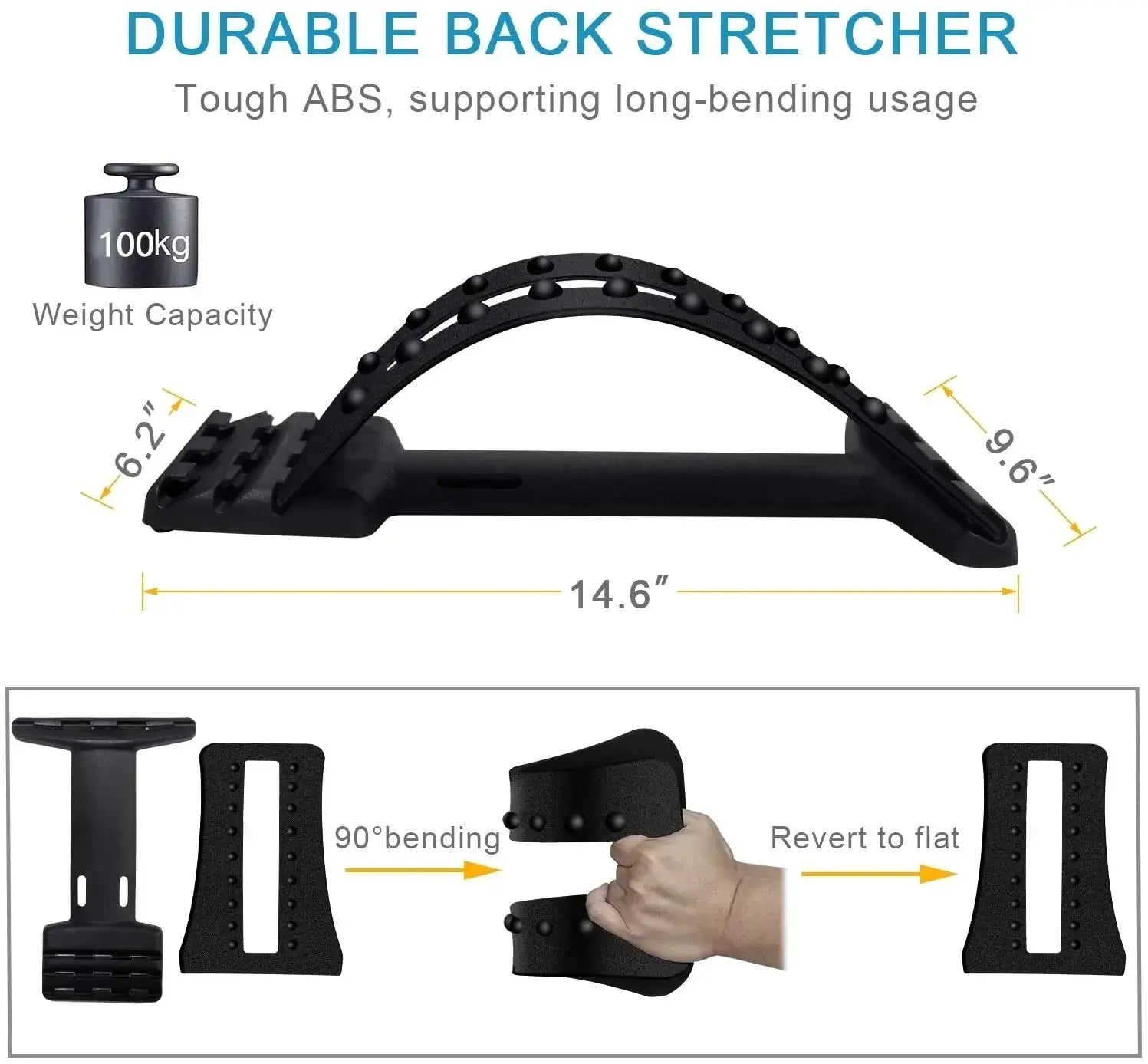 Adjustable Back Massager Charmante fit